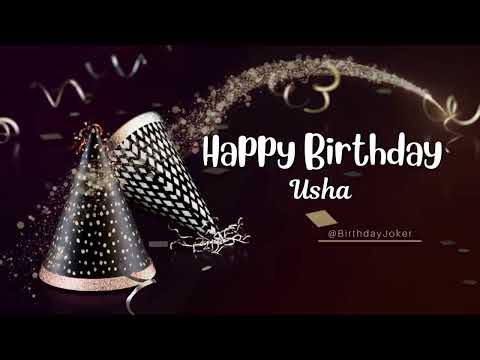 USHA Birthday Song | Happy Birthday to You #ushauthup - BirthdayJoker #birthdaysongswithnames
