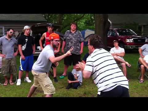 Young vs Old morra game (Spoiler: The Old Teams wins again) Angelo Family Conneaut 2011