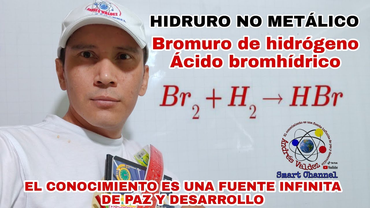 HBr ÁCIDO BROMHÍDRICO BROMURO DE HIDRÓGENO HIDRURO NO METÁLICO