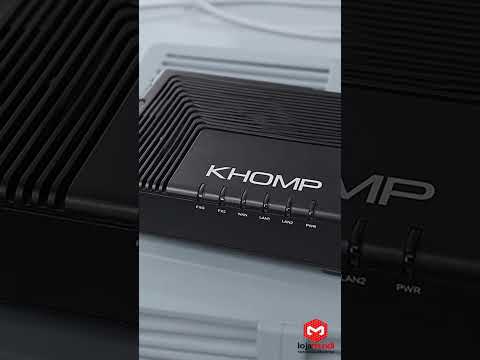 Video do produto ATA Khomp KAP 311-X com 1 FXO e 1 FXS - Adaptador de Telefonia Analógica SIP com Bypass