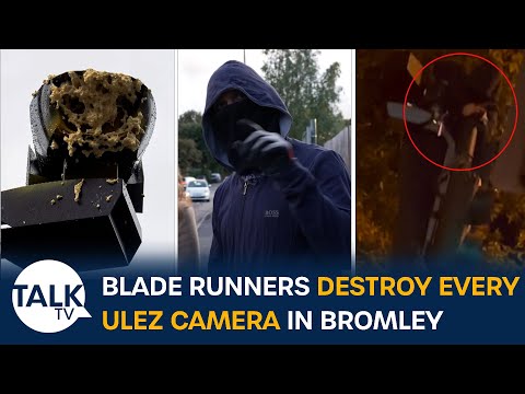 Blade Runners: One Man Destroys EVERY SINGLE ULEZ Camera In His London Borough