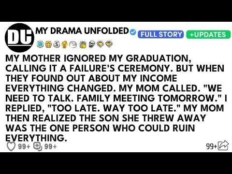 My Mother Ignored My Graduation, Calling It A Failure’s Ceremony — But They Were Wrong And…