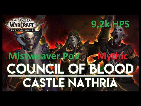 The Council of Blood Mythic vs Cutting Edge (Mist monk PoV )