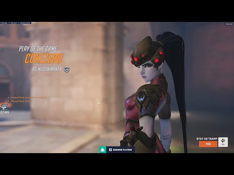 POTG! IDDQD WIDOWMAKER GAMEPLAY OVERWATCH 2 SEASON 20 TOP 500