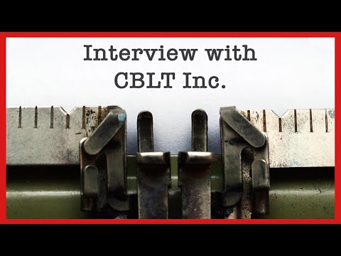 Peter Clausi talks about CBLT Inc. receiving the option paym ... Thumbnail