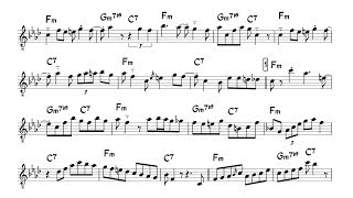 Bud Powell - Down With It (transcription)