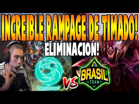 BEASTCOAST vs TEAM BRASIL [BO3] - ELIMINACIÓN "K2 Timado Rampage" - BTS Pro Series Season 4 DOTA 2
