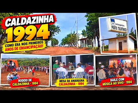 Neste Vídeo temos Avenida Bernado Sayao em 1994, no centro de Caldazinha e a famosa Festa de Rodeio.