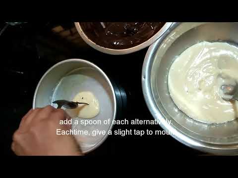 Lockdown Eggless Marble cake -No oven bakes series