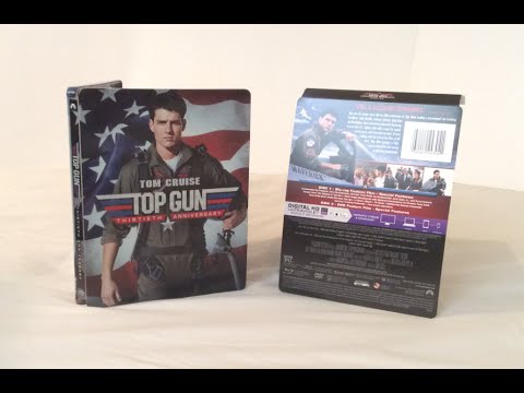 Top Gun: 30th Anniversary Steelbook - Blu Ray Unboxing and Review