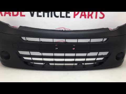 Fits Renault Kangoo 2009-2013 Complete Front Bumper No Fog Light Holes video