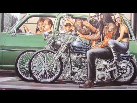 David Mann Original Art Exhibition at the Easyriders Sacramento Motorcycle Show