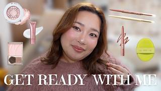 【GRWM】メイク大好き30代デブ女による韓国コスメ&春の新作プチプラコスメを使って自まつげナチュラルメイク🩷🎀🌸