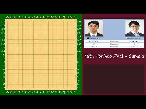 [EN/FR] 78th Honinbo Final - Game 2 : Ichiriki Ryo vs Iyama Yuta