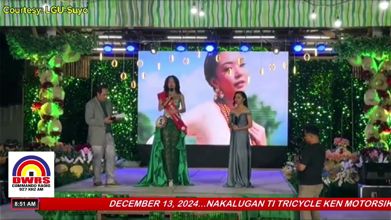 Miss Tourism ng bayan ng Suyo, matagumpay na naitampok.