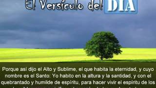 Miniatura del video: El versiculo del dia .com - Isaias 57 v15