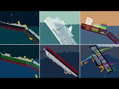 Best of Sinking Ships 2025! | Algodoo Compilation