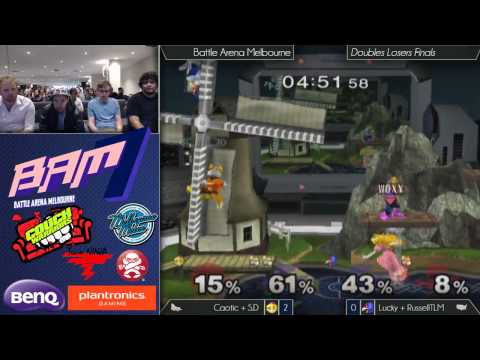 Bam 7 Melee Doubles Losers Finals - Caotic & S.D vs Lucky & RusselTLM