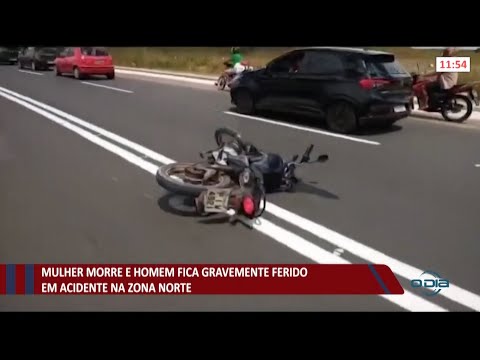 Mulher morre e homem fica gravemente ferido em acidente na zona norte de Teresina 02 08 2021