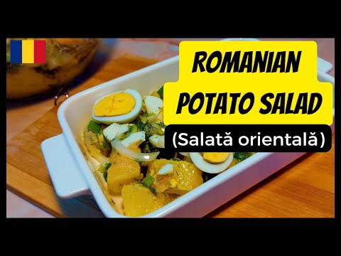 How to Make Romanian Potato Salad - Salata orientala