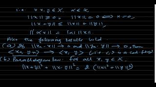 Lec 9 Norm Induced by Inner Product and its Properties