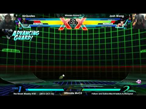 The Break #181   UMvC3 W3   MrQuotes VS Josh Wong