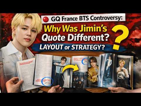 🔴 GQ France BTS Controversy: Why Was Jimin’s Quote Different? Layout or Strategy?