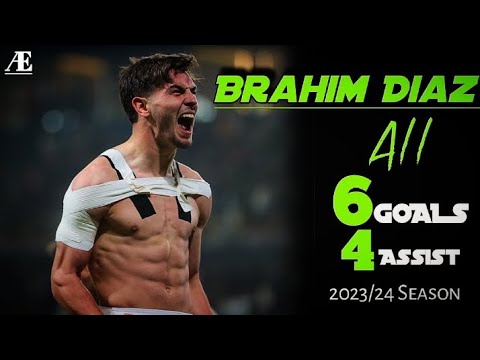 Brahim Diaz All Real Madrid Goals & Assist in {23/24} season 🔥