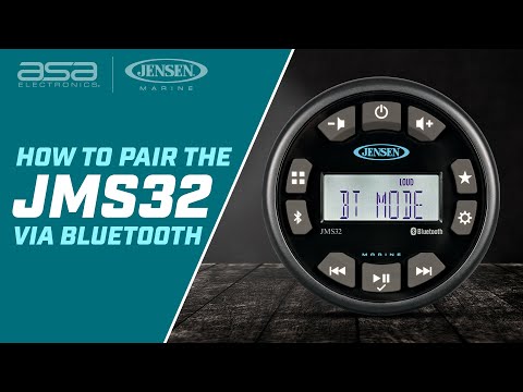 Pairing Your JENSEN® JMS32 Stereo With Bluetooth
