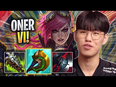 ONER CRAZY GAME WITH VI! - T1 Oner Plays Vi JUNGLE vs Olaf! | Season 2023