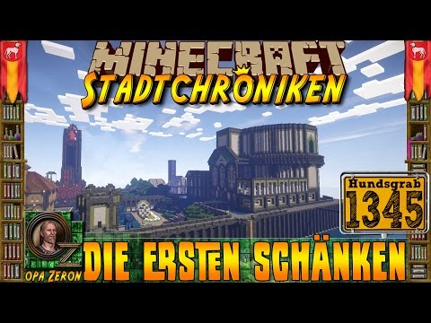 Minecraft #1345 -Stadtchroniken- Die ersten Schänken [HD+Deutsch]