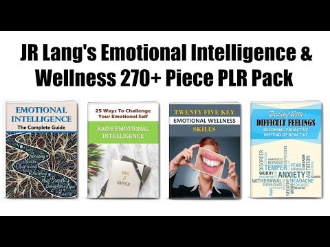 JR Lang's Emotional Intelligence and Wellness 270+ Piece PLR Pack Review Bonus Video