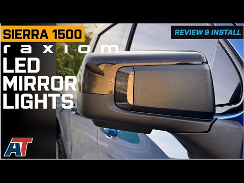 2019-2025 Sierra 1500 Raxiom Axial Series LED Mirror Lights Review & Install