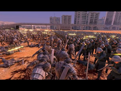 10000 ORC'S  vs 2500 German Soldiers  | Ultimate Epic Battle Simulator |