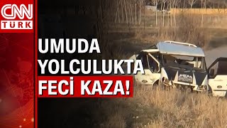 Bitlis'te, kaçak göçmenlerin taşındığı minibüs takla attı: 4 ölü, 25 y