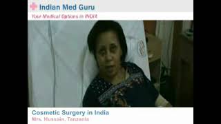 Mrs. Hussain, Tanzania patient video testimonial India