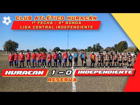 Huracán de Soledad 1 - 0 Independiente de La Pelada - RESERVA - 2ª Ronda Torneo Apertura - RESUMEN