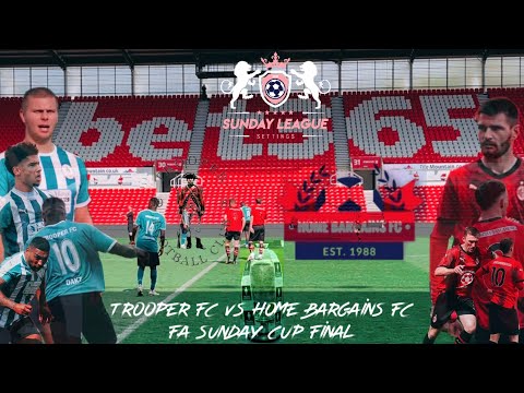 Sunday League Settings - Trooper FC vs Home Bargains FC - FA Sunday Cup Final