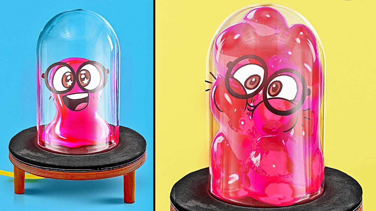 O que acontece com slime no vácuo e outras experiências bizarras