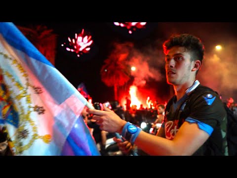 Celebrations in Naples - Coppa Italia 2020