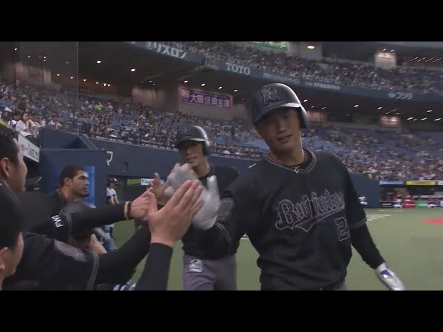 【5回裏】追い込まれても関係なし‼ バファローズ・西村 レフトスタンドへ鮮やかな第2号2ランを放つ‼ 2019/9/16 B-E