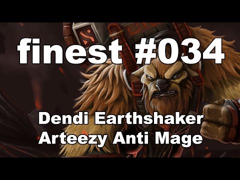 finest Dota 2 Games #034 - Dendi Earthshaker Arteezy Anti Mage