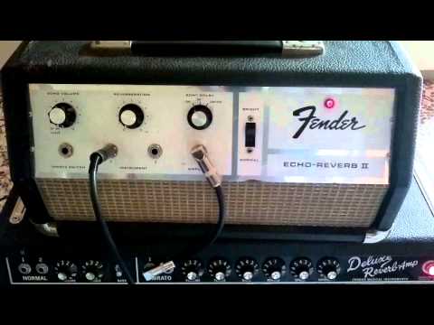 Fender echo-reverb II oilcan delay Tel Ray 1967