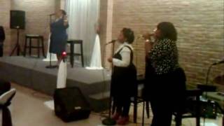 Stacey Joseph and the Word and Worship Band singing My Desire