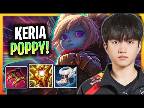 LEARN HOW TO PLAY POPPY SUPPORT LIKE A PRO! | T1 Keria Plays Poppy Support vs Braum! Season 2025