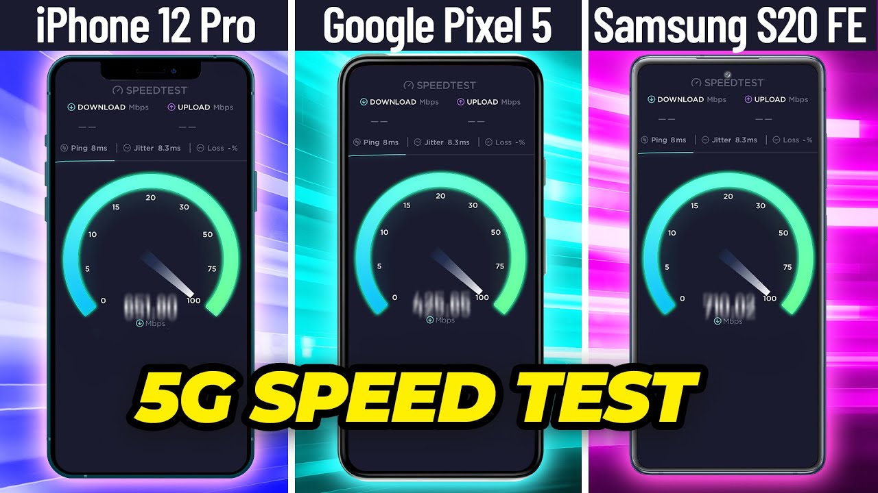 Fastest 5G speed: iPhone 12 Pro vs Pixel 5 vs Samsung S20 FE