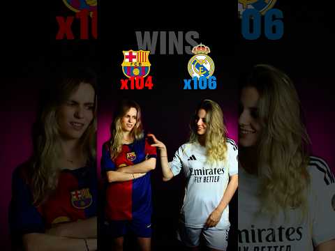 Real vs Barça — who really dominates? ⚽️🔥 #realmadrid #barcelona #football #elclasico #laliga #ucl