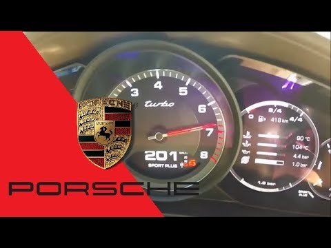 ➤ 2017 PORSCHE Panamera Turbo (550 hp) 0-100 km/h & 0-200 km/h Acceleration & Launch Control