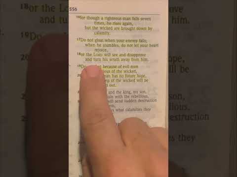 “For though a righteous man falls 7 times, he rises again…”  Proverbs 24:16-20