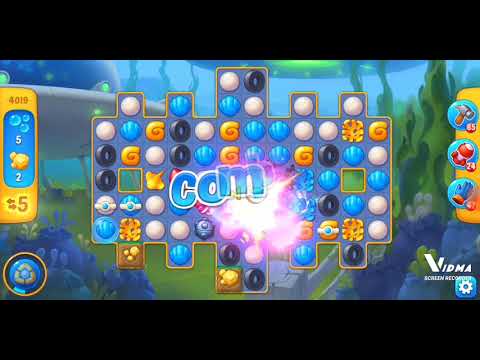 Fishdom. 4019 super hard level no boosters and diamonds. Full Rachel